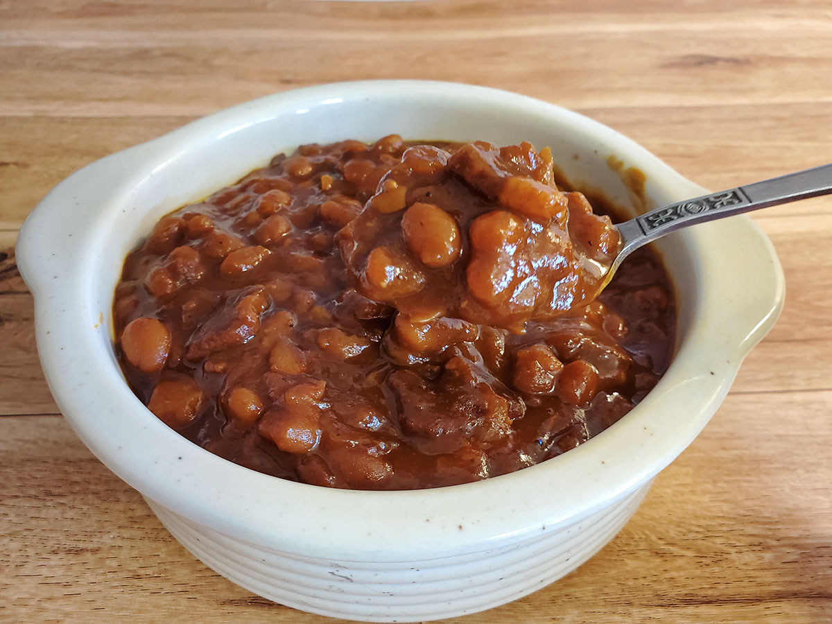 Sweet and Smoky Instant Pot "Baked" Beans Kate Under Pressure